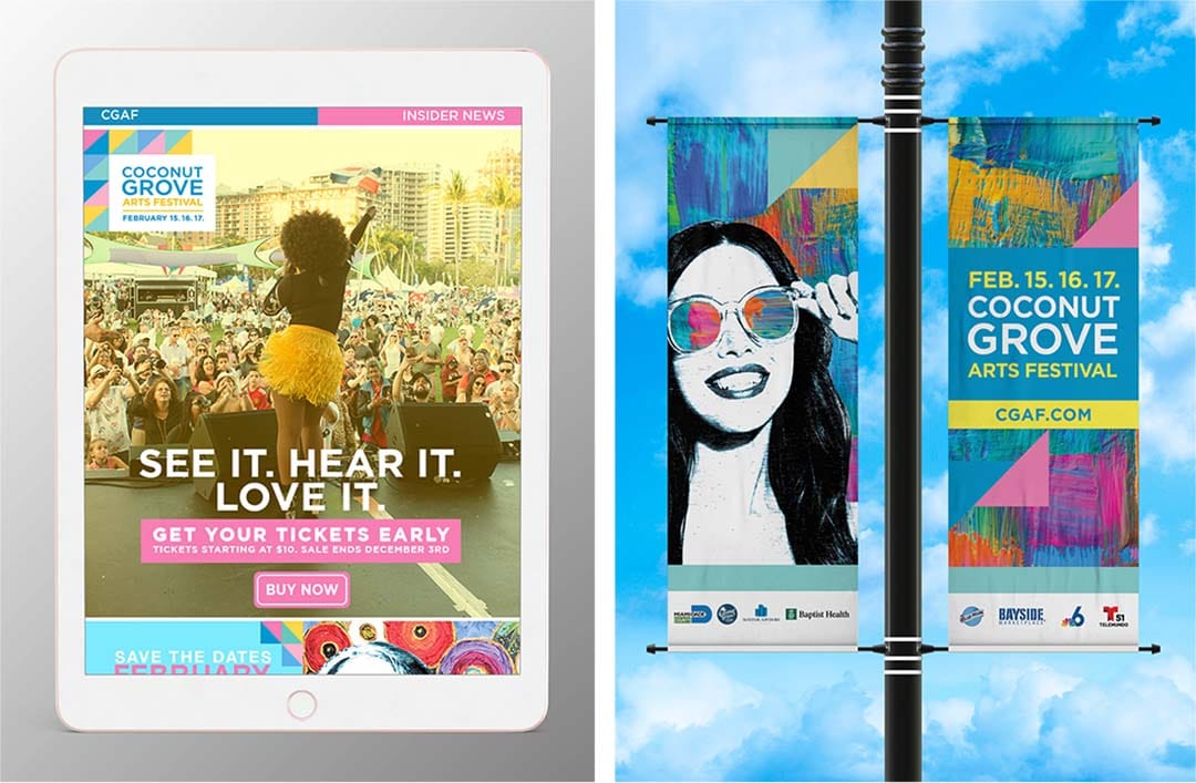 Pil Creative Group - Coconut Grove Arts Festival - Client Work
