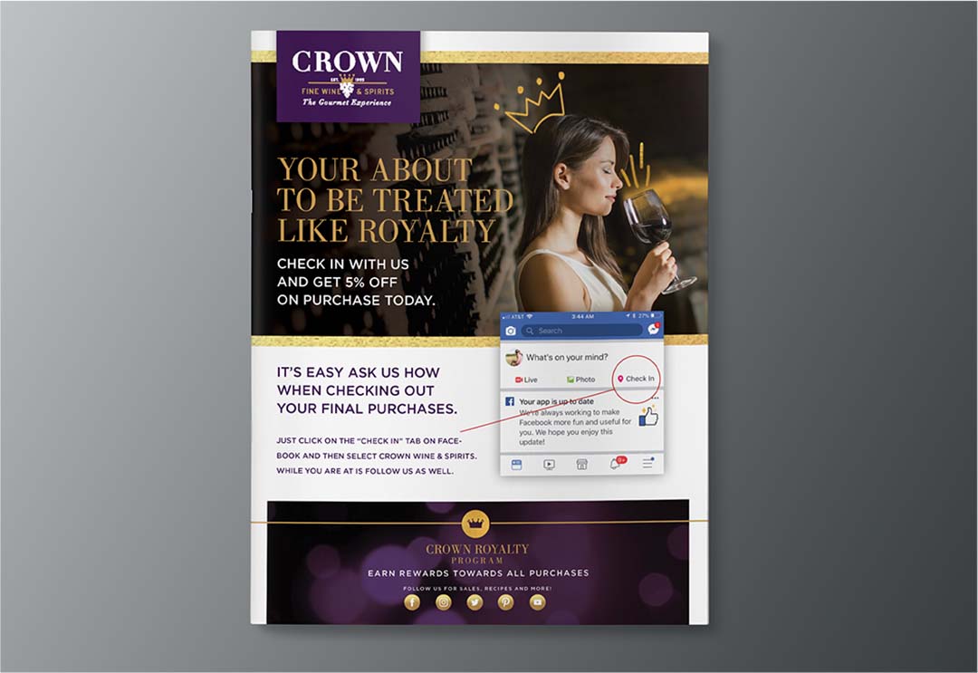 Pil Creative Group - Crown Wine & Spirits - Client Work